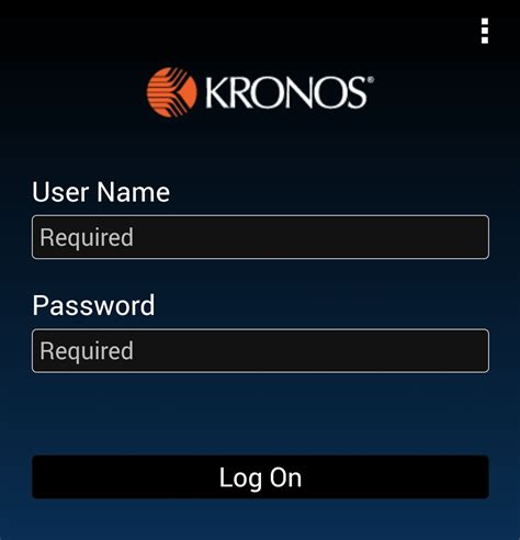 kronos online log in.